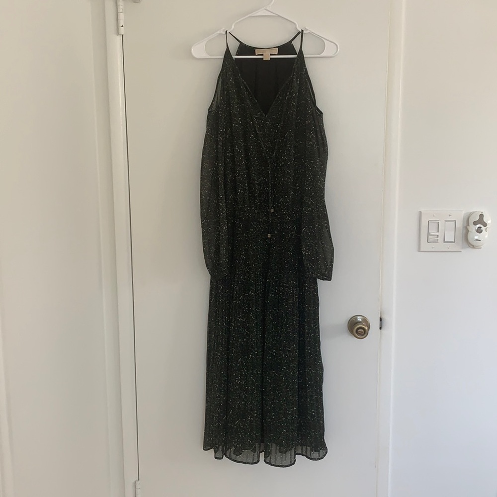 Michael by Michael Korea cold shoulder midi dress